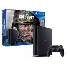 Игровая приставка Sony PlayStation 4 Slim 1 ТБ + Call Of Duty WWII