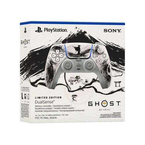 Беспроводной геймпад Sony DualSense PS5 Ghost of Yotei Limited Edition Black