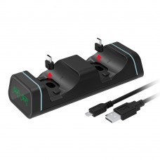 Зарядная станция Dobe Charging Dock для двух геймпадов (TYX-0613) (PS5 / Xbox Series / Switch)
