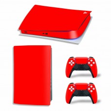 Виниловая наклейка для PS5 Digital Edition (Red)