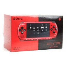Игровая приставка Sony Playstation Portable (PSP) Slim&Lite 3000 Красно-чёрная