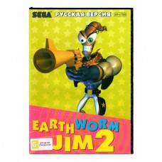 Игровой картридж для Sega Earthworm Jim 2