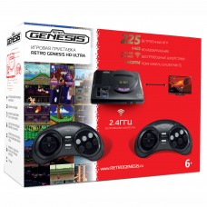 Игровая приставка SEGA Retro Genesis HD Ultra + 225 игр ZD-06b (2 беспроводных 2.4 ГГц джойстика, HDMI кабель)