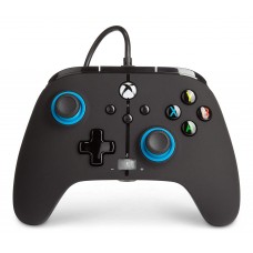 Проводной геймпад PowerA Enhanced Wired Controller (Blue Hint) (Xbox One / Series / PC)