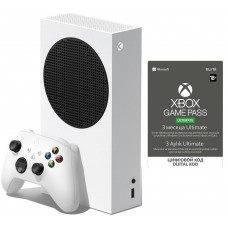 Игровая приставка Microsoft Xbox Series S 512GB + Xbox Game Pass Ultimate на 3 месяца