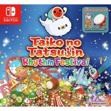 Taiko no Tatsujin: Rhythm Festival Bundle (Game + Taiko Drum Set) (Nintendo Switch)