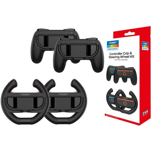 Держатели для Joy-Con 2 Dobe Controller Grip & Steering Wheel Kit (TNS-5109) (Nintendo Switch 2)