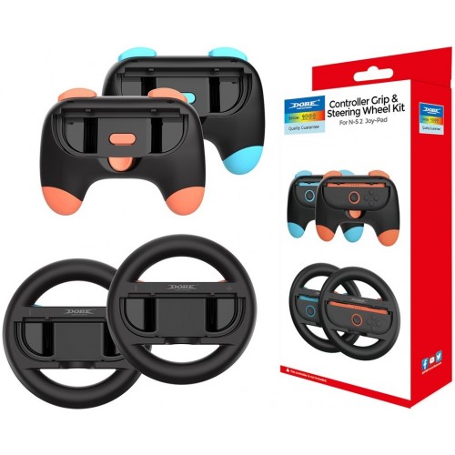 Держатели для Joy-Con 2 Dobe Controller Grip & Steering Wheel Kit (TNS-5110) (Nintendo Switch 2)