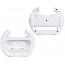 Руль-насадка Dobe Controller Racing Wheel для контроллеров Joy-Con (TNS-852B), White (Nintendo Switch / OLED)