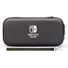Чехол для Nintendo Switch / OLED, черный (White Logo)