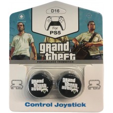 Насадки на стики Thumbstick Grand Theft Auto V (Black) (PS4 / PS5)