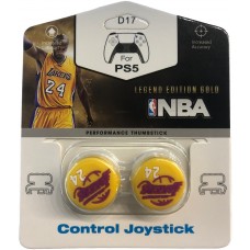 Насадки на стики Thumbstick NBA Lakers Kobe Bryant 24 (Yellow) (PS4 / PS5)
