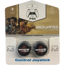 Насадки на стики Thumbstick Uncharted 4 (Black) (PS4 / PS5)
