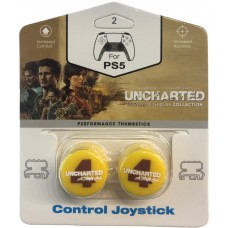 Насадки на стики Thumbstick Uncharted 4 (Yellow) (PS4 / PS5)
