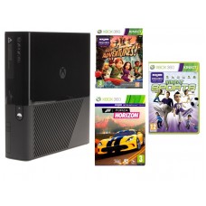 Игровая приставка Microsoft Xbox 360 E 500 ГБ + Kinect + Kinect Sports + Forza + Kinect Adventures